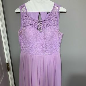 Purple Lace Dress